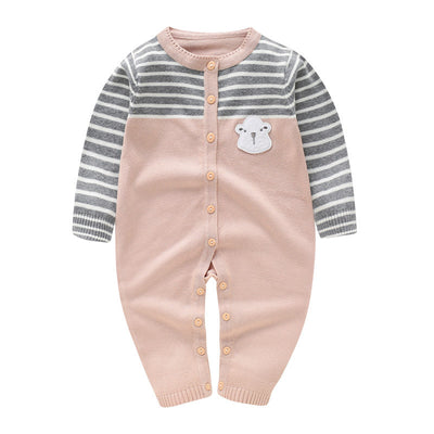 Suéter Vestido Una Pieza para Bebé en Khaki - Image 9
