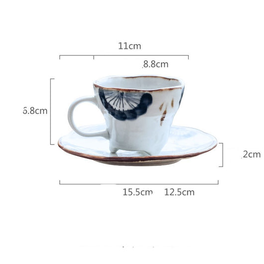 Taza de Té Cerámica Artesanal Pub Retro Pintada a Mano - Image 6