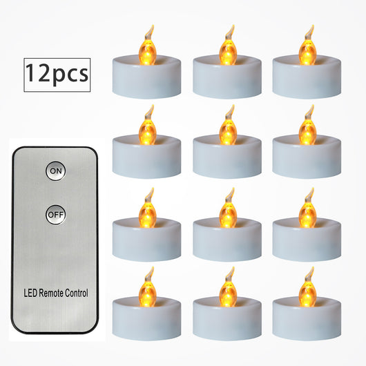Velas LED con Efecto Parpadeante - Luz Nocturna Recargable sin Llama - Image 14