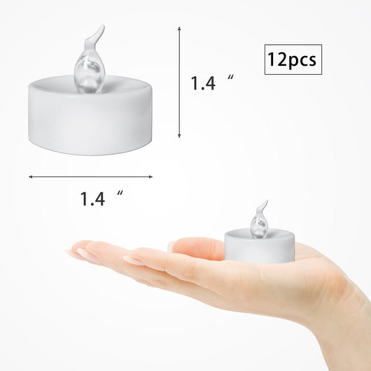Velas LED con Efecto Parpadeante - Luz Nocturna Recargable sin Llama - Image 6