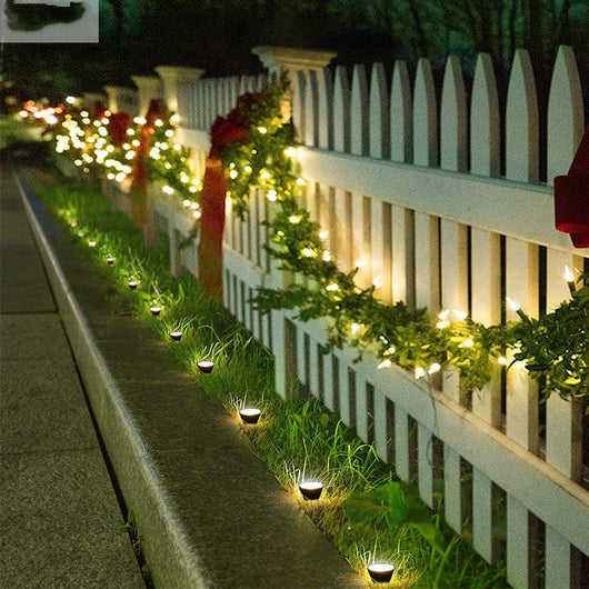Lámpara Solar para Jardín con Maceta Decorativa - Image 4