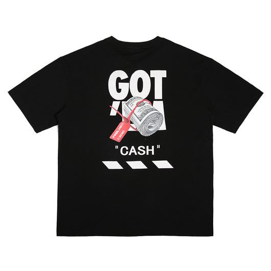 Camiseta Hip-hop Suelta Estampada de Manga Corta - Image 11
