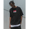 Camiseta Hip-hop Suelta Estampada de Manga Corta