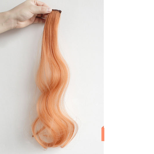 Extensión de Cabello Rizado con Orejas Colgantes, Peluca Larga con Reflejos Destacados - Image 15