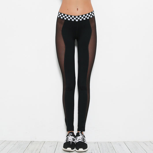 Leggins de Malla Talla Grande para Yoga y Fitness