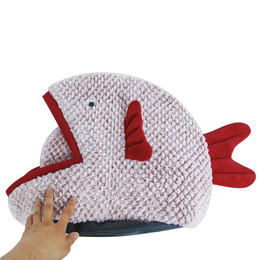 Cama Acogedora en Forma de Pez para Gatos y Perros Pequeños - Image 2