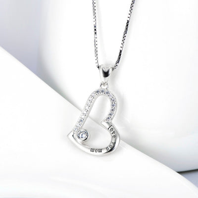 Collar Corazón de Plata 925 Estilo Europeo y Americano - Image 4