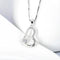 Collar Corazón de Plata 925 Estilo Europeo y Americano
