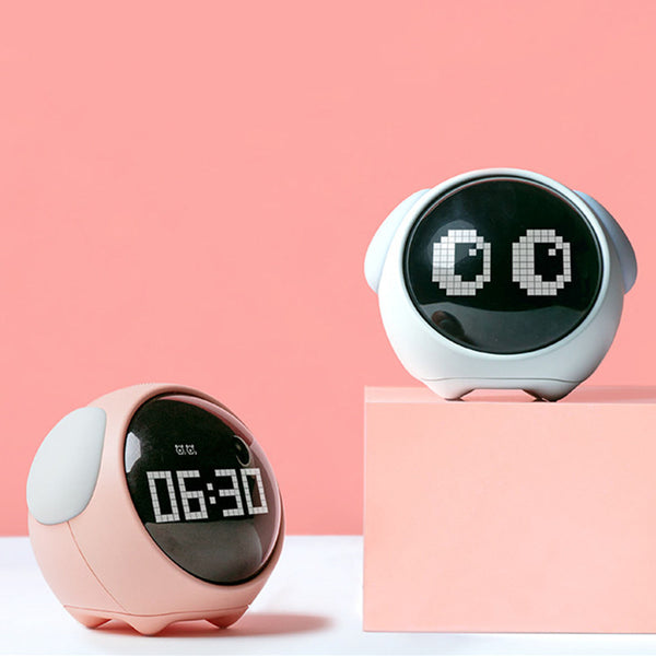 Reloj Despertador con Luz LED Pixel - Decoración Digital Multifunción
