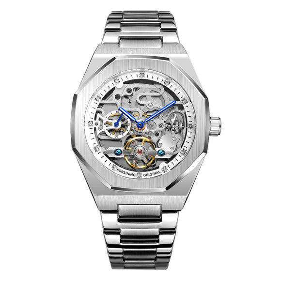 Reloj Automático Tourbillon con Esqueleto Visible