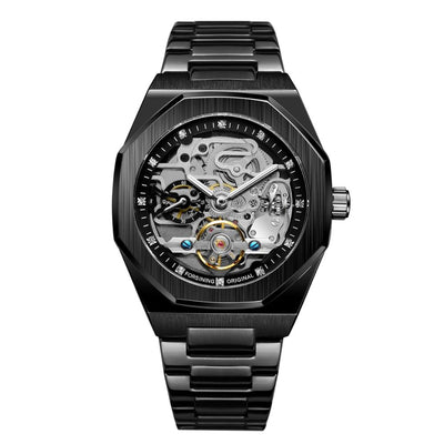 Reloj Automático Tourbillon con Esqueleto Visible