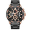 Reloj Deportivo de Lujo WWOOR para Hombre - Acero Inoxidable Dorado con Cronógrafo