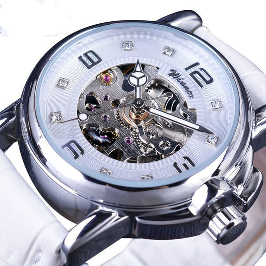 Reloj Automático Mecánico con Cristales y Resistencia al Agua - Image 2