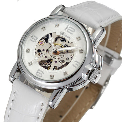 Reloj Automático Mecánico con Cristales y Resistencia al Agua