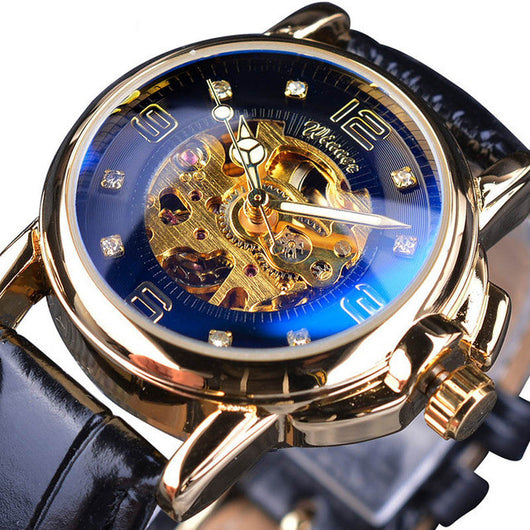 Reloj Automático Mecánico con Cristales y Resistencia al Agua - Image 4