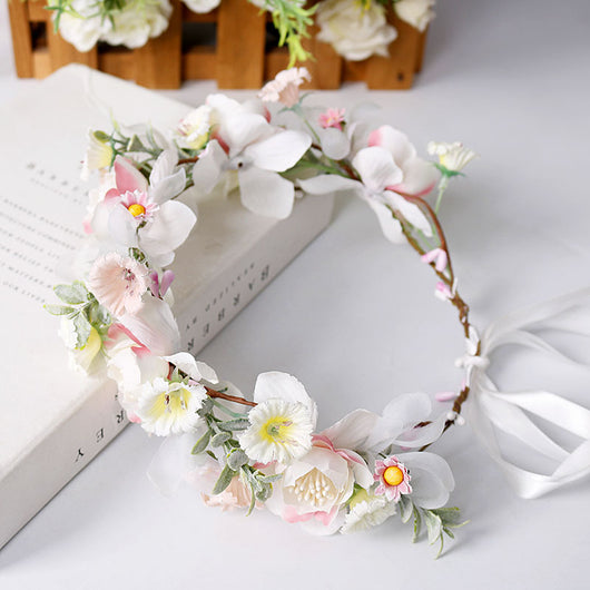 Diadema Nupcial Floral para Boda - Accesorio de Pelo para Novia - Image 8