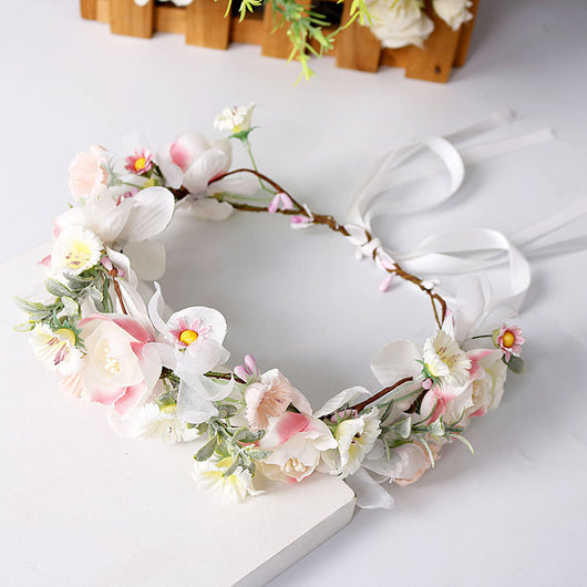 Diadema Nupcial Floral para Boda - Accesorio de Pelo para Novia - Image 2