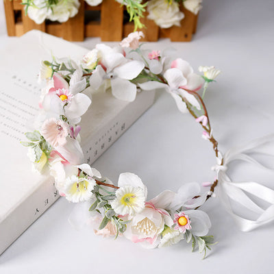 Diadema Nupcial Floral para Boda - Accesorio de Pelo para Novia - Image 3