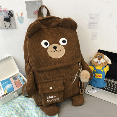 Mochila Kawaii Grande con Diseño de Oso Japonés y Coreano - Image 5