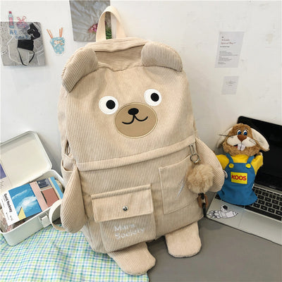 Mochila Kawaii Grande con Diseño de Oso Japonés y Coreano - Image 7