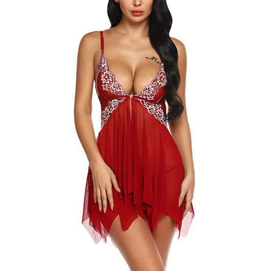 Falda Suspender de Encaje Transparente - Lencería Sexy para Tentación - Image 4