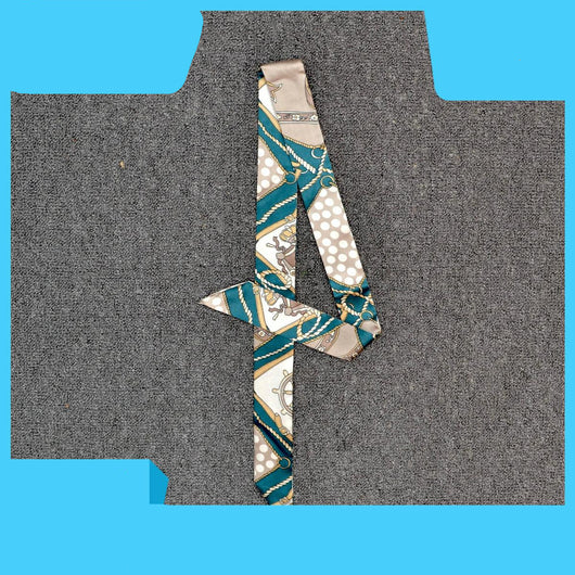Pañuelo de Seda para Bolsos - Accesorio Elegante con Manija Envolvente