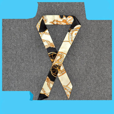 Pañuelo de Seda para Bolsos - Accesorio Elegante con Manija Envolvente - Image 4