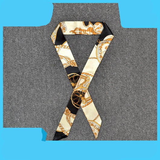 Pañuelo de Seda para Bolsos - Accesorio Elegante con Manija Envolvente - Image 4