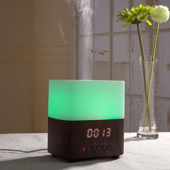 Reloj Despertador con Altavoz Bluetooth y Difusor de Aromas