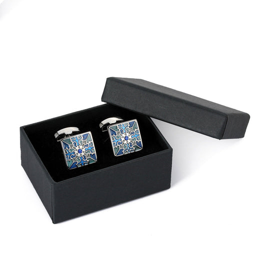 Gemelos de Acero Plateado para Hombre - Elegancia Empresarial y Ceremonias - Image 9