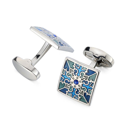 Gemelos de Acero Plateado para Hombre - Elegancia Empresarial y Ceremonias - Image 12