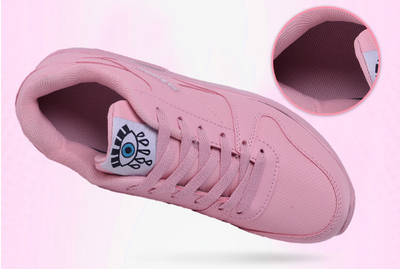 Zapatillas de Cuero para Correr Mujer con Suela Gruesa - Image 11