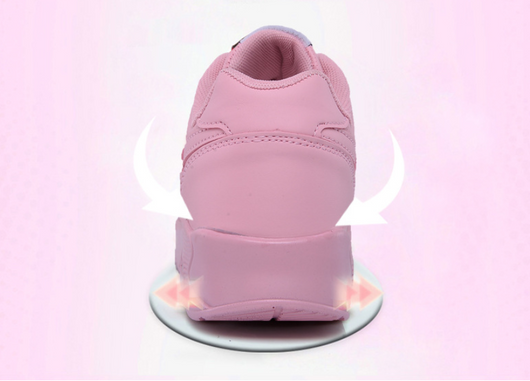 Zapatillas de Cuero para Correr Mujer con Suela Gruesa - Image 12
