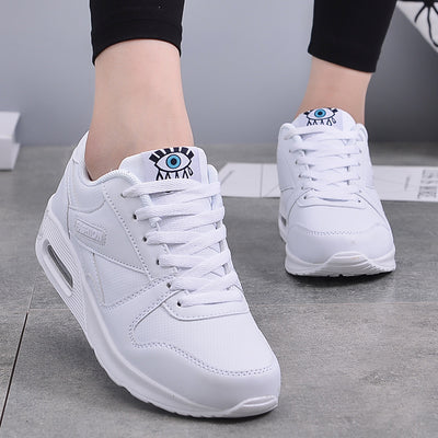 Zapatillas de Cuero para Correr Mujer con Suela Gruesa - Image 10