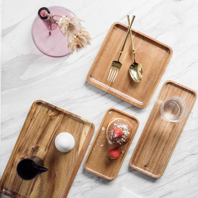 Bandeja de Té Japonesa de Madera Rectangular - Image 8