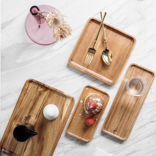 Bandeja de Té Japonesa de Madera Rectangular - Image 8