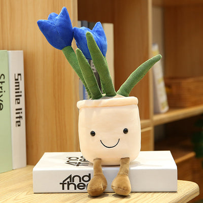 Ramo de Tulipanes de Peluche - Decoración Floral Simulada para Sala - Image 16