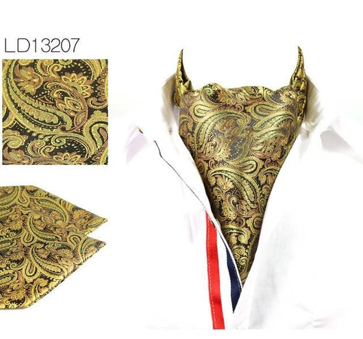 Bufanda Vintage Reversible para Hombre con Estampado de Flor de Anacardo - Image 4