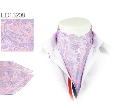 Bufanda Vintage Reversible para Hombre con Estampado de Flor de Anacardo - Image 7