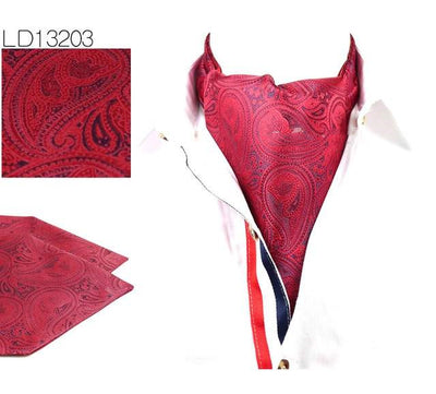 Bufanda Vintage Reversible para Hombre con Estampado de Flor de Anacardo - Image 8