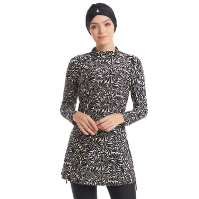 Traje de Baño Estampado de Cobertura Completa para Mujer - Image 11