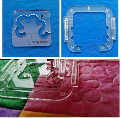 Kit de Plantillas para Patchwork con Formas Huecas
