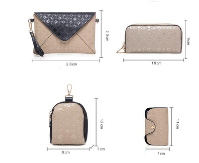 Conjunto de Bolsos de Cuero Lujo Negro - Image 3