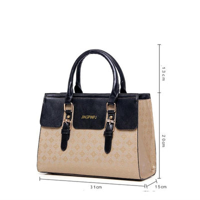 Conjunto de Bolsos de Cuero Lujo Negro - Image 2