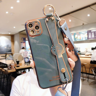 Funda Protectora iPhone XR con Correa Cruzada Antiimpacto