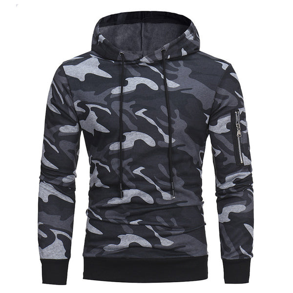 Sudadera Hoodie Estampada Suelta Manga Larga