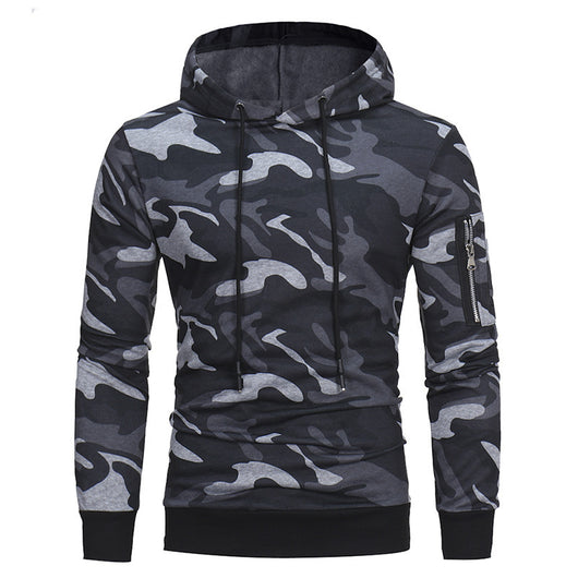 Sudadera Hoodie Estampada Suelta Manga Larga