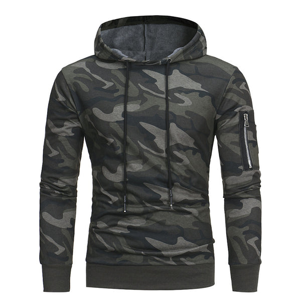 Sudadera Hoodie Estampada Suelta Manga Larga