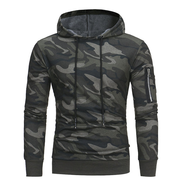 Sudadera Hoodie Estampada Suelta Manga Larga