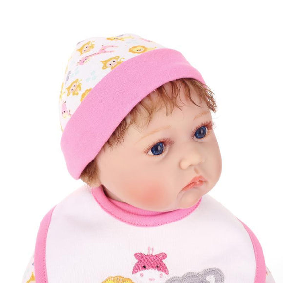 Bebé de Simulación con Accesorios - Juguete Educativo para Casa de Muñecas
